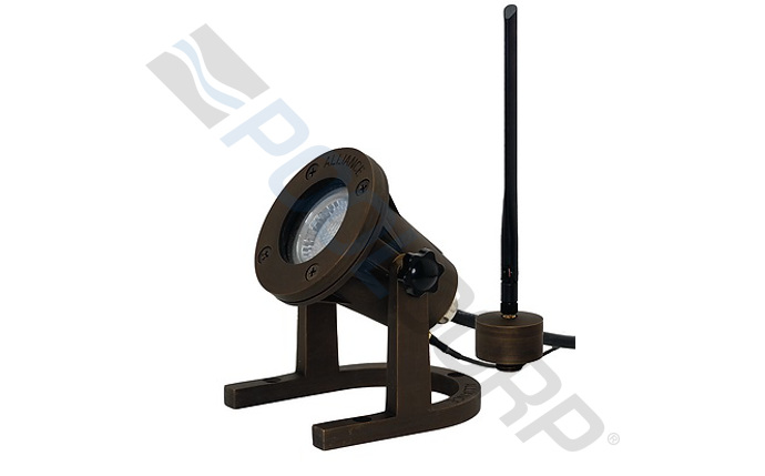 5" x 4.25" x 4.25" Brass Integrated Bluetooth Underwater Light 100 Fixture redirect to product page