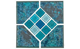 borba turquoise deco