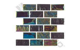 multicolor 1"x2" stagger