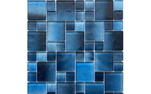 midnight blue mosaic pattern