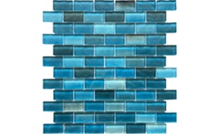 turquoise 1"x2" 1"x2" stagger
