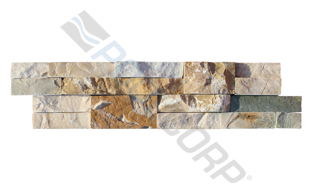 rust 6x24 stone panel