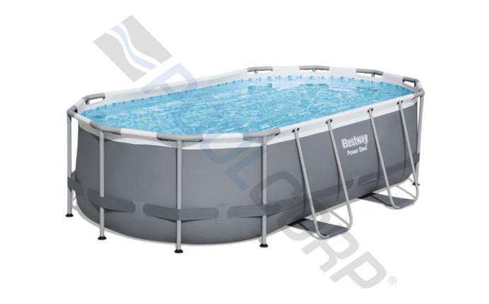 Power Steel Oval Pool Set 14' x 8'2" x 39.5" redirect to product page
