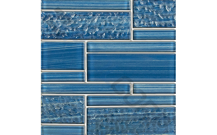 atlantic blue mosaic pattern