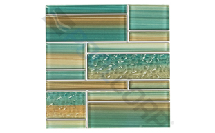 aqua marine mosaic pattern