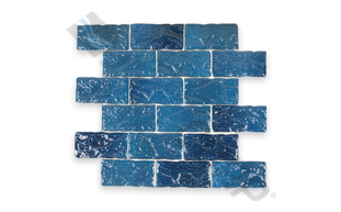 ocean blue 2"x4" stagger