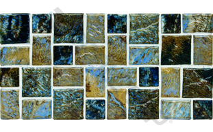 dark blue mini mosaic pattern