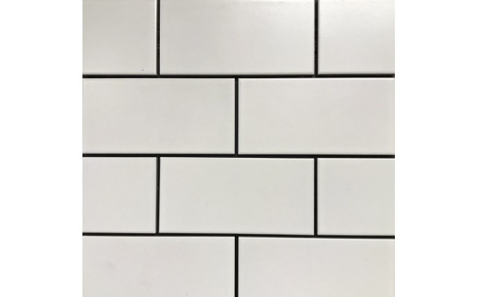 matte white 3"x6" loose