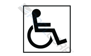 Handicap Pool Sign POOL360 | Smooth Handicap Symbol Depth Marker