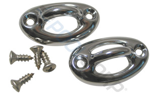 POOL360 | Chrome Coping Mount Rope Eye Set