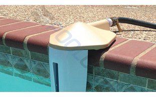 Pool Level Bar POOL360 | Aqua Level™ Portable Auto Leveler with Tan Lid for Inground Pool