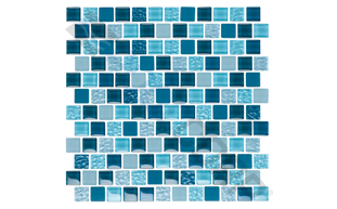 imperial blue 1"x1" stagger