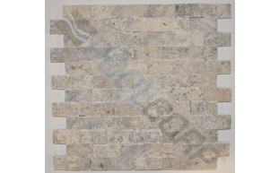 silver 1"x2" stagger