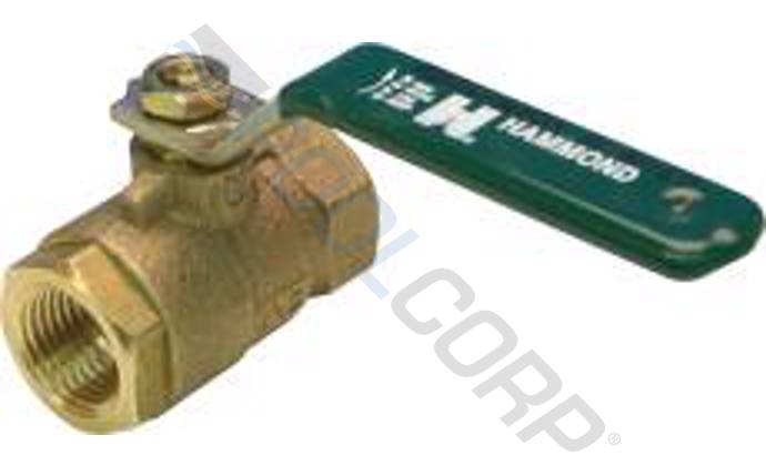 2" Two-Piece Bronze Ball Valve Standard Port with Threaded Ends 150 SWP 600 WOG redirect to product page