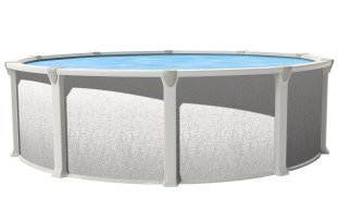 POOL360 | 30' Round Influence Above Ground Pool Sub-Assembly with 54 ...