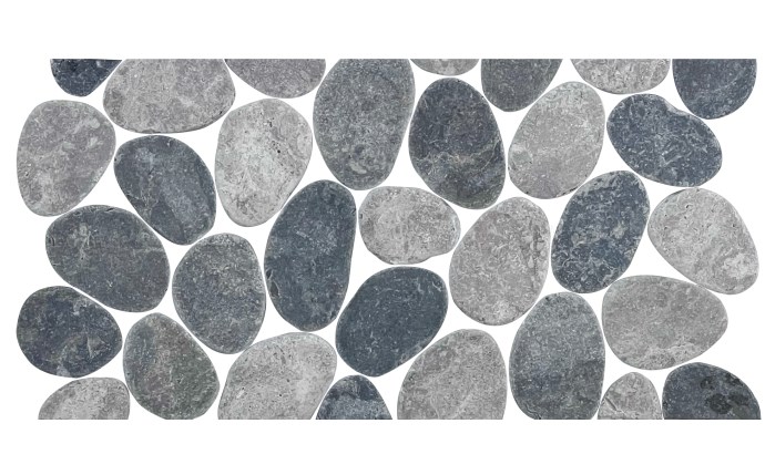 mixed gray border mosaic border