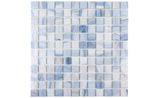 light blue 1"x1" straight