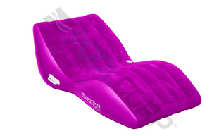 POOL360 | Raspberry Cool Suede Zero Gravity Lounge