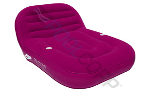 POOL360 | Sun Comfort Cool Suede Raspberry Double Chaise