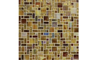gold mosaic pattern