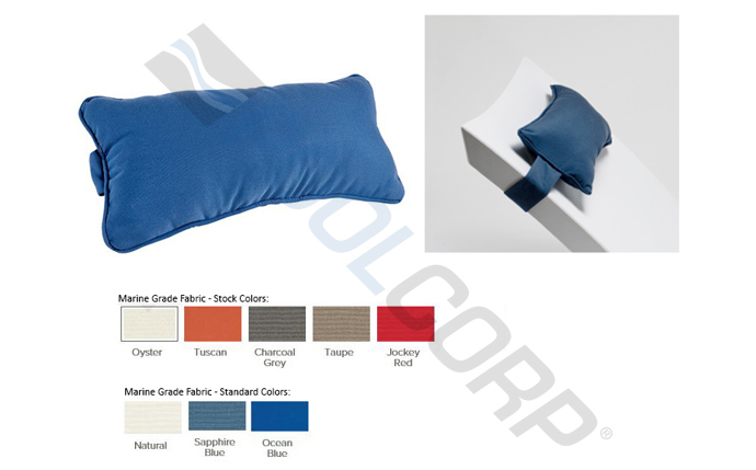 OCEAN BLUE HEADREST PILLOW redirect to product page