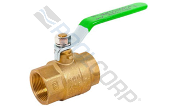 1" Lead Free Ball Valve - Full Port, Forged Brass redirect to product page