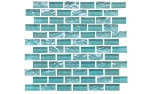 turquoise 1"x2" stagger
