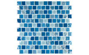 blue 1"x1" stagger