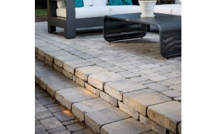 POOL360 | 60mm 3-Piece Dublin Cobble Modular Pavers Ardennes Gray