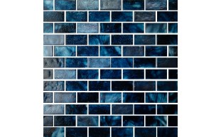 blue 1"x2" 1"x2" stagger