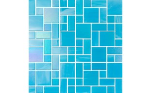 turquoise mosaic mosaic pattern