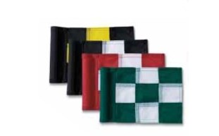 POOL360 | Black/White Checkered Practice Green Jr. Flags
