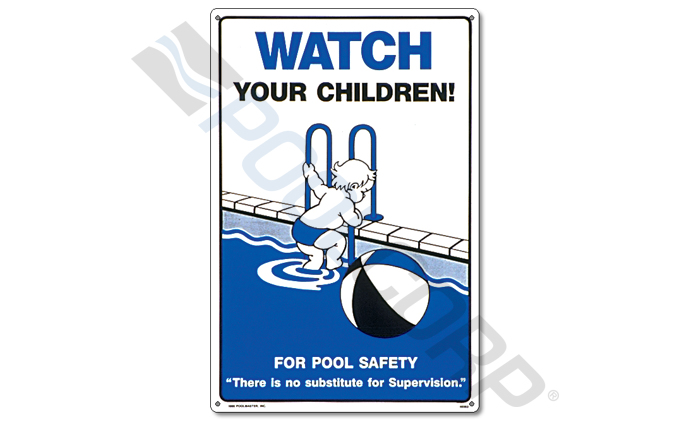 12"x18" WATCH YOUR CHILDREN SIGN redirect to product page