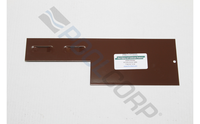 PRO-STEEL 16' 7GA 6" BROWN EDGING redirect to product page