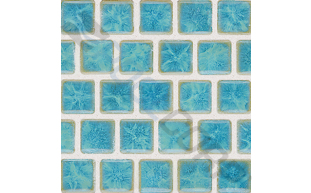 olive blue 1"x1" stagger