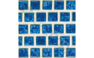 lake blue 1"x1" stagger