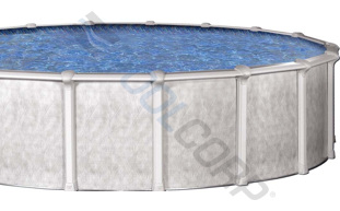 POOL360 | 30' Round Navigator Aluminum Above Ground Pool Sub-Assembly ...