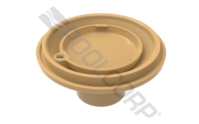 2"S TAN ADJ PEBBLE TOP FLOOR INLET redirect to product page