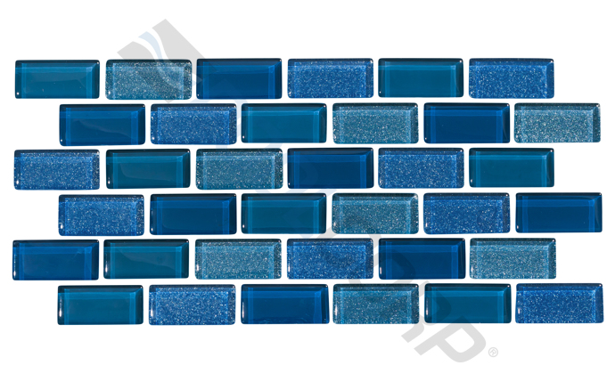 peacock 1"x2" stagger