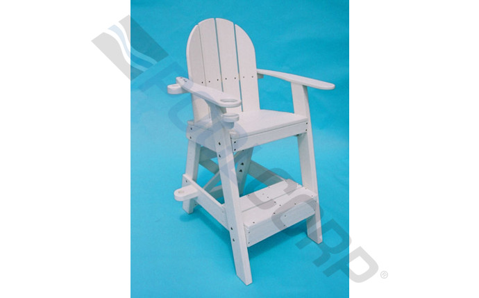 CEDAR LIFEGUARD CHAIR W/ 30"H SEAT & ONE STEP redirect to product page