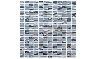 silver mosaic pattern