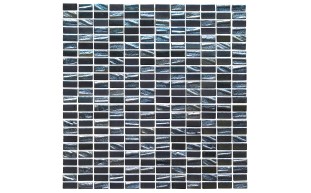 black mosaic pattern