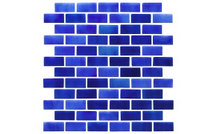 blue 1"x2" stagger