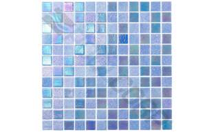 sky blue 1"x1" straight