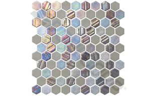 smoke gray mosaic pattern