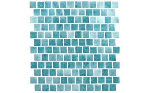 aquamarine 1"x1" stagger