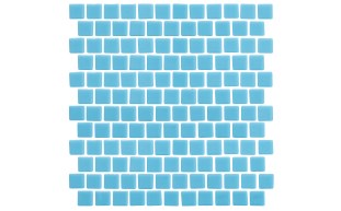 sky blue 1"x1" stagger